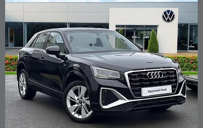 Black Used 2022 Audi Q2 S-Line SUV | £20,699 (Good price) - Image 1/4