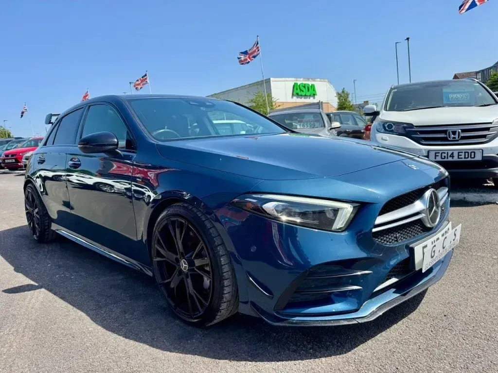 Used Mercedes A35 AMG Premium Plus 2019 Blue Hatchback