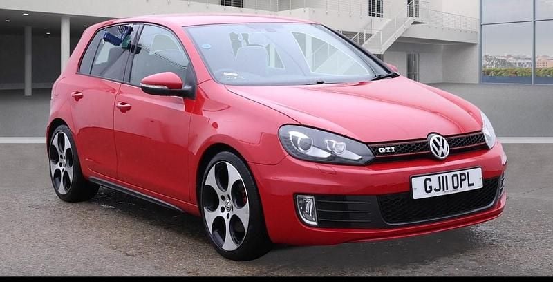Red Used 2011 VW Golf VI GTI Hatchback | £8,450 (Fair price) - Image 1/4