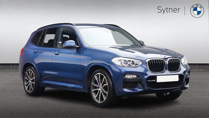 Blue Used 2019 BMW X3 M Sport SUV | £25,000 (A bit pricey) - Image 1/4