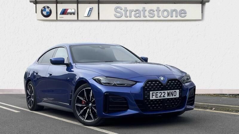Blue Used 2022 BMW 420 Gran Coupé M Sport Coupe | £26,299 (Fair price) - Image 1/4