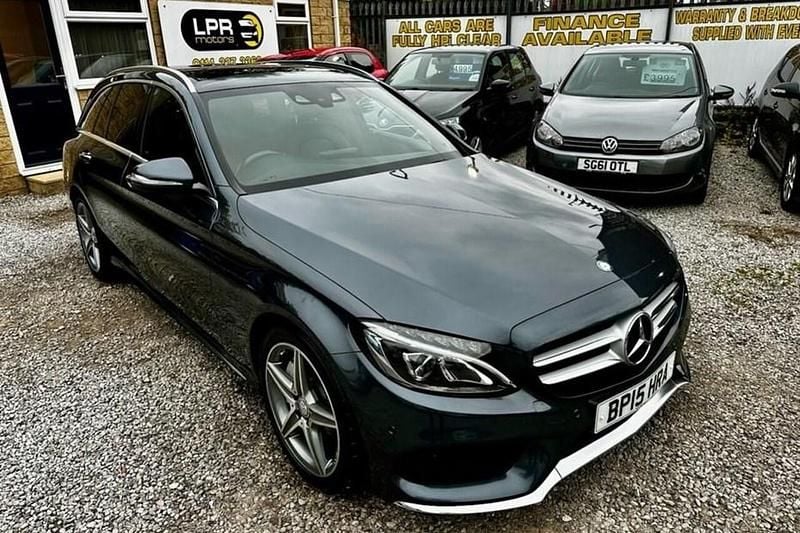 Grey Used 2015 Mercedes C250 AMG Line Premium Plus Estate | £13,995 (Fair price) - Image 1/1