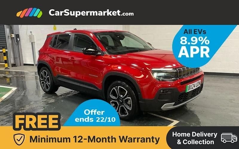 Red Used 2024 Jeep Avenger EV Summit SUV | £18,997 (Fair price) - Image 1/3