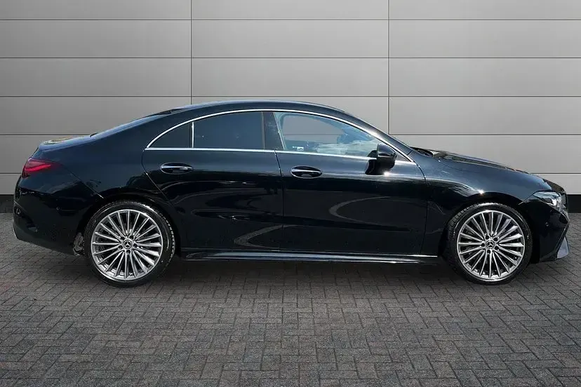 Used Mercedes CLA200 AMG Line Premium 175 HP (128 kW) 2023 Black Coupe