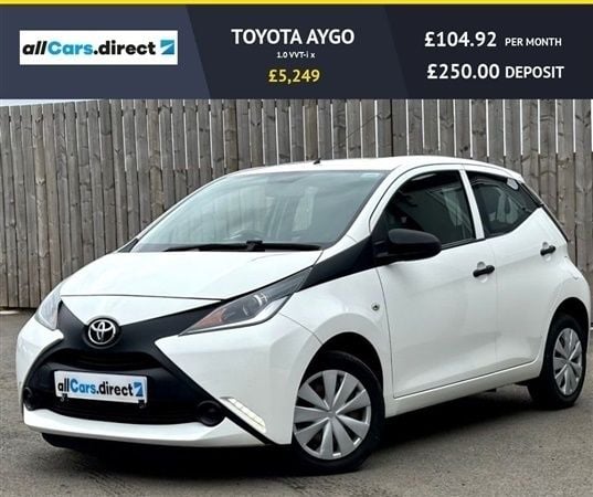 White Used 2016 Toyota Aygo Hatchback | £4,999 (Good price) - Image 1/1