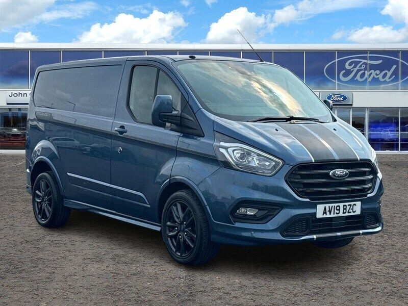 Blue Used 2019 Ford Transit Custom Sport Van | £20,395 (Fair price) - Image 1/4