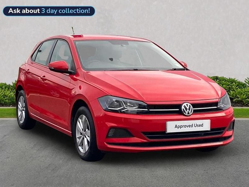 Red Used 2019 VW Polo SE Hatchback | £14,999 (Fair price) - Image 1/4