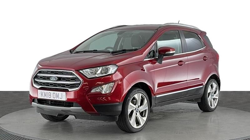 Red Used 2018 Ford Ecosport Titanium SUV | £9,480 (Fair price) - Image 1/4