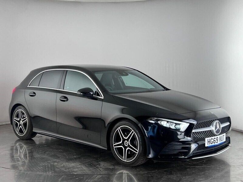 Black Used 2020 Mercedes A200 AMG line Hatchback | £17,650 (Good price) - Image 1/3