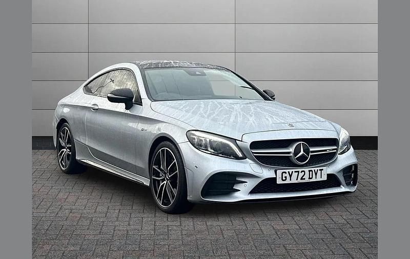 Used Mercedes C43 AMG Premium Plus 390 HP (286 kW) 2022 Silver Coupe