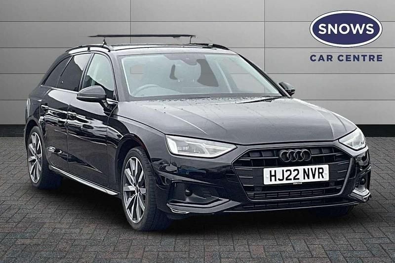 Black Used 2022 Audi A4 Sport Estate | £23,499 (Fair price) - Image 1/4
