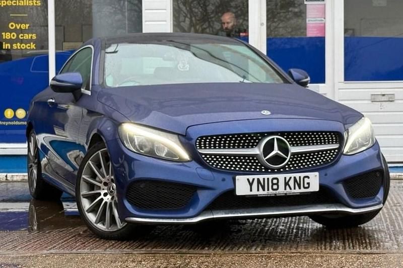 Blue Used 2018 Mercedes C250 AMG line Coupe | £13,950 (Fair price) - Image 1/1