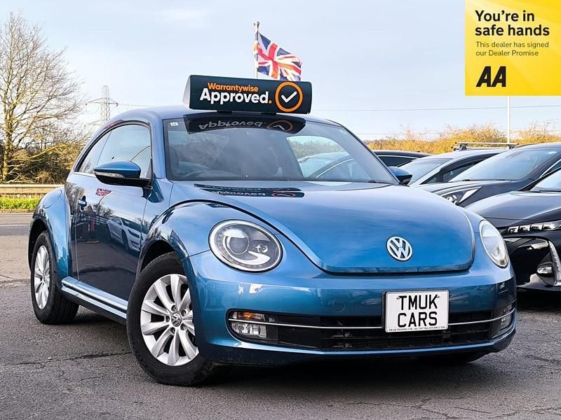 Used VW Beetle 105 HP (77 kW) 2015 Blue Hatchback