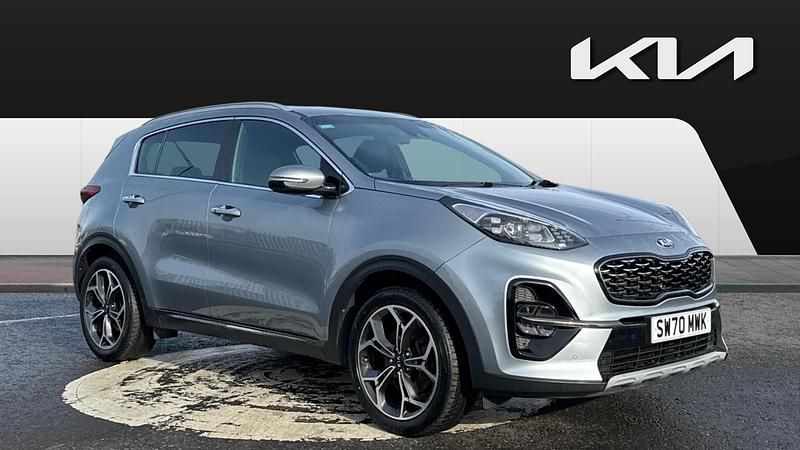 Used Kia Sportage GT-Line 177 HP (130 kW) 2021 Silver SUV