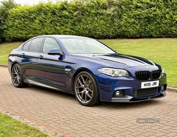 Blue Used 2015 BMW 520 M Sport Sedan | £10,350 (Fair price) - Image 1/4