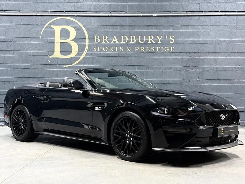 Used Ford Mustang GT Convertible 2018 Black Cabriolet