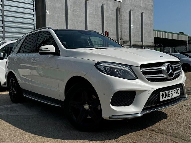 White Used 2015 Mercedes GLE250 AMG Line Premium Estate | £16,800 (Fair price) - Image 1/4