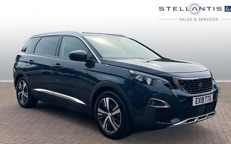 Blue Used 2019 Peugeot 5008 Allure MPV | £16,896 (Fair price) - Image 1/4