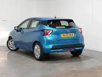 Used Nissan Micra Acenta 92 HP (67 kW) 2021 Blue Hatchback