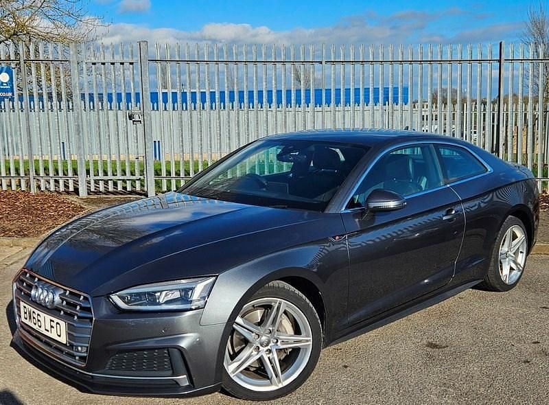 Used Audi A5 S-Line 190 HP (139 kW) 2016 Grey Coupe