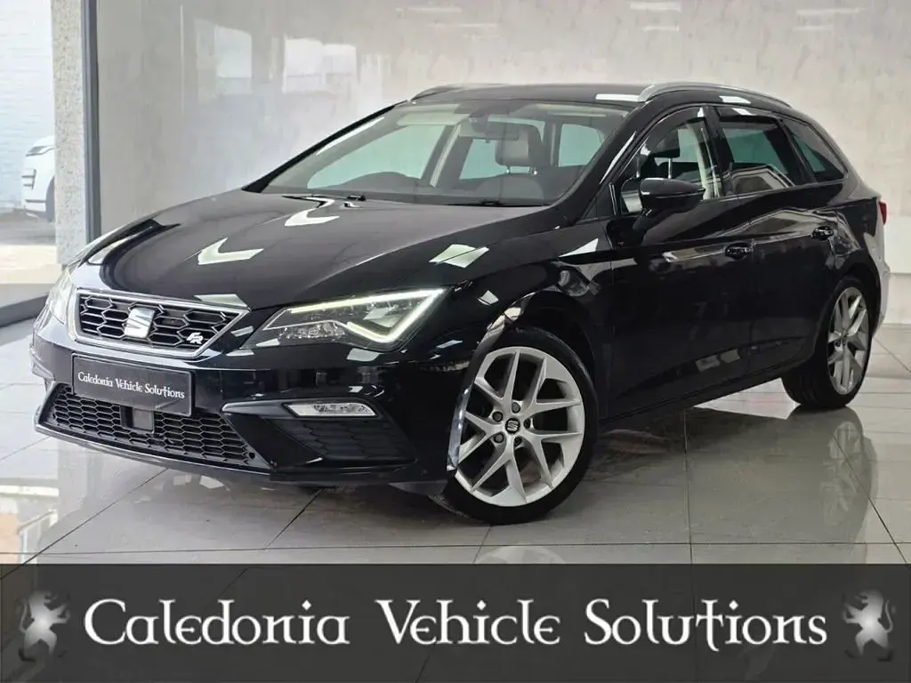 Used Seat Leon ST FR 125 HP (91 kW) 2018 Black Estate