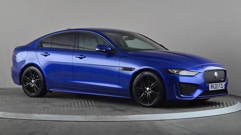 Used Jaguar XE R-Dynamic 249 HP (183 kW) 2020 Blue Sedan