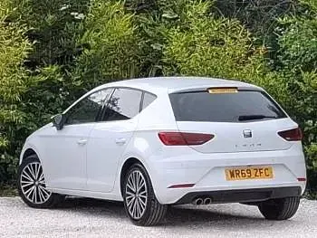 Used Seat Leon XCELLENCE Lux 150 HP (110 kW) 2020 White Coupe