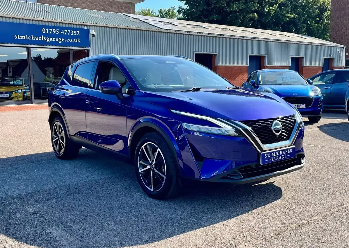 Used Nissan Qashqai Tekna 2021 Blue SUV