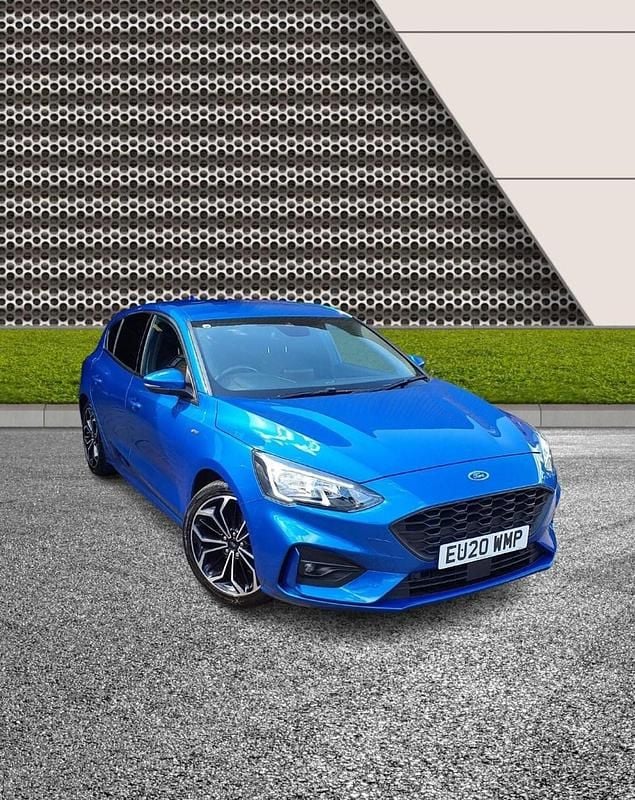 Blue Used 2020 Ford Focus ST-Line X Hatchback | £8,250 (Super price) - Image 1/4