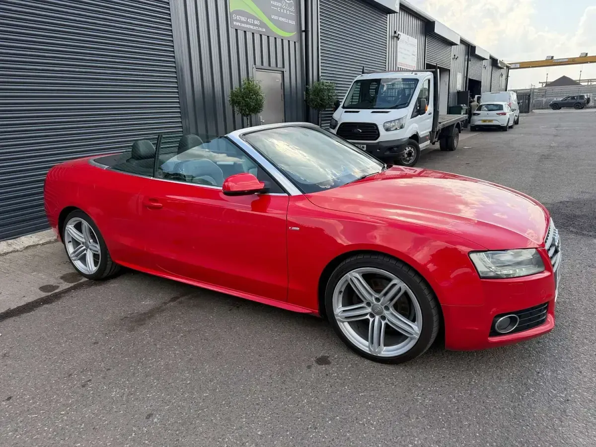 Used Audi A5 Cabriolet S-Line 2011 Red Cabriolet