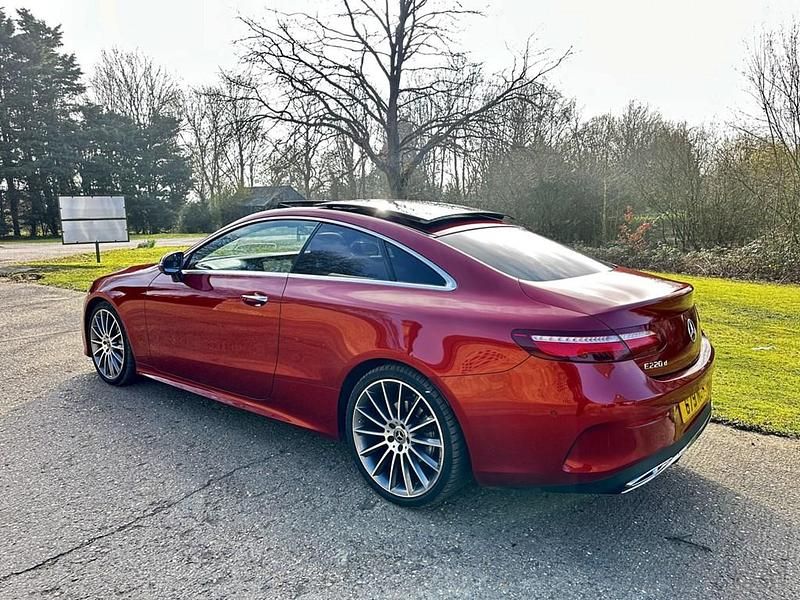 Used Mercedes E220 AMG Line Premium 2018 Red Coupe
