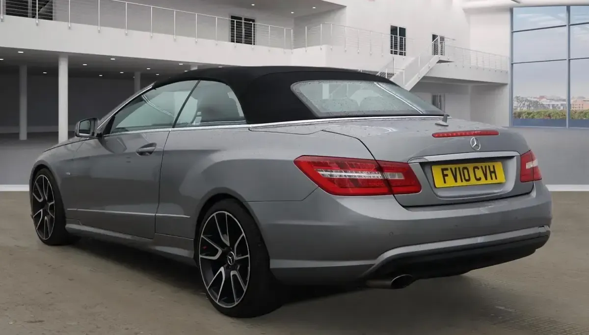 Used Mercedes E200 2010 Silver Cabriolet