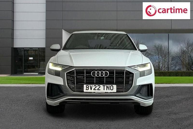 Begagnad Audi Q8 S-Line 286 HK (210 kW) 2022 Vit SUV