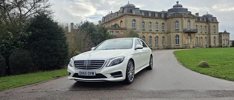 Used Mercedes S350L AMG line 2015 White Sedan