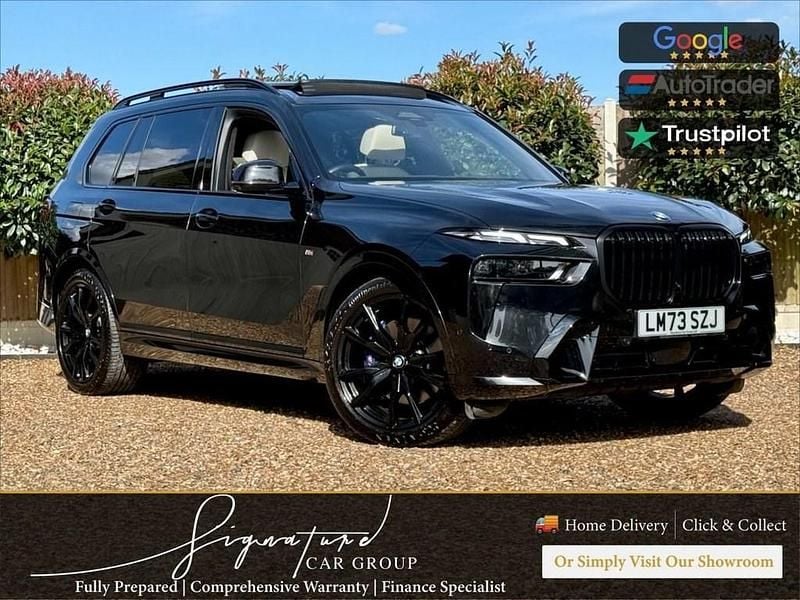 Black Used 2023 BMW X7 M Sport SUV | £67,500 (Fair price) - Image 1/4
