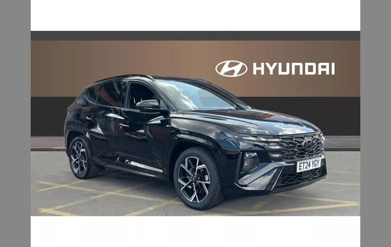 Black Used 2024 Hyundai Tucson N Line SUV | £25,449 (Fair price) - Image 1/4