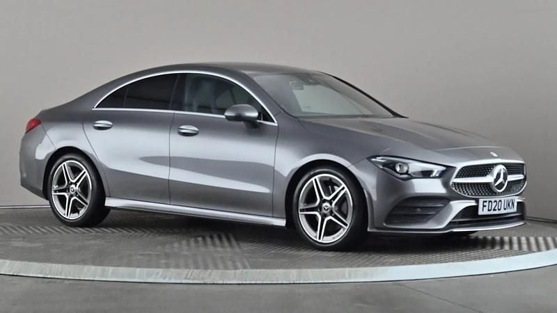 Grey Used 2020 Mercedes CLA200 AMG line Coupe | £27,498 - Image 1/4