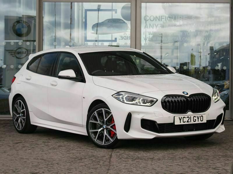 White Used 2021 BMW 128 Comfort Edition Hatchback | £23,495 (Good price) - Image 1/4