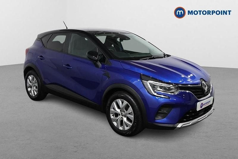 Blue/black Used 2021 Renault Captur Iconic SUV | £15,199 (Fair price) - Image 1/4
