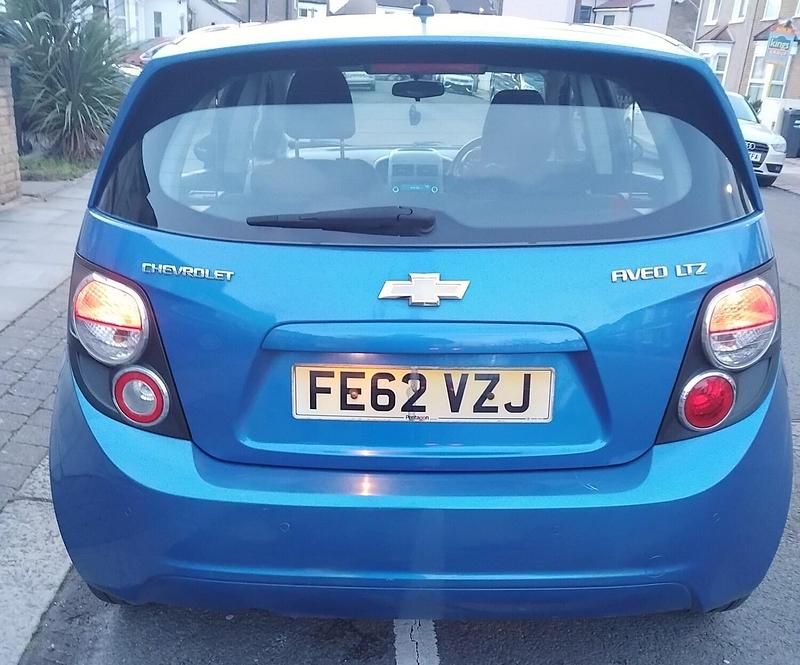 Used Chevrolet Aveo LTZ 2012 Blue Hatchback