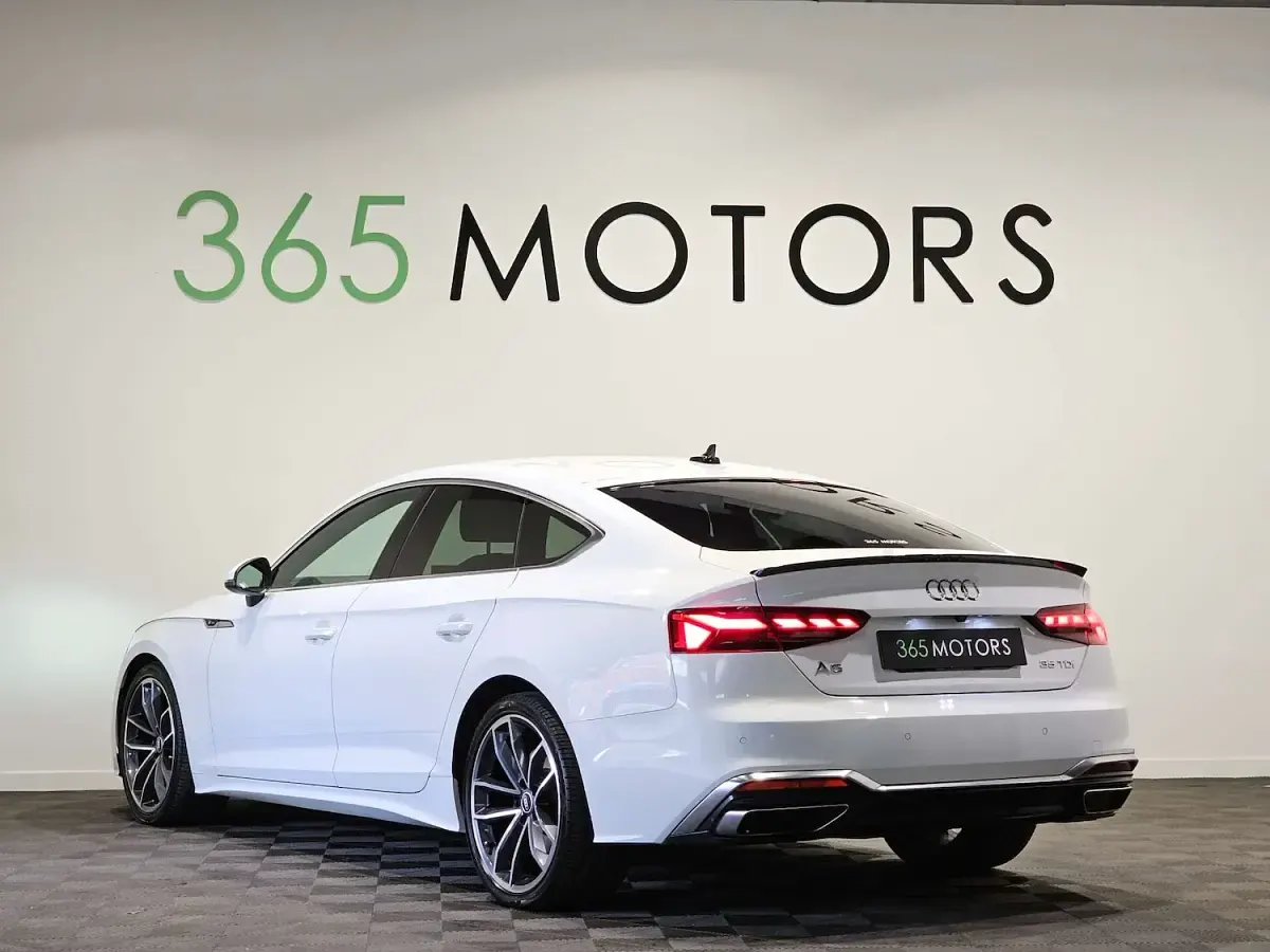 Used Audi A5 Sportback S-Line 163 HP (119 kW) 2021 White Hatchback