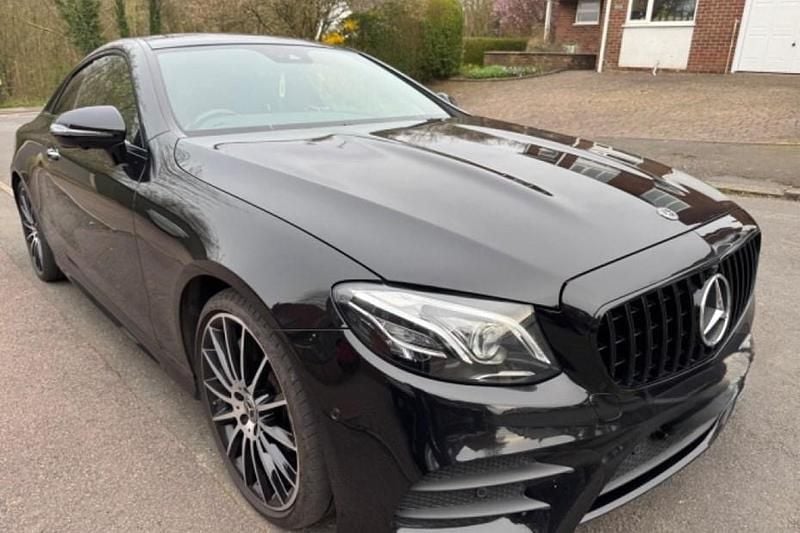 Used Mercedes E350 AMG Line Premium Plus 2020 Black Coupe
