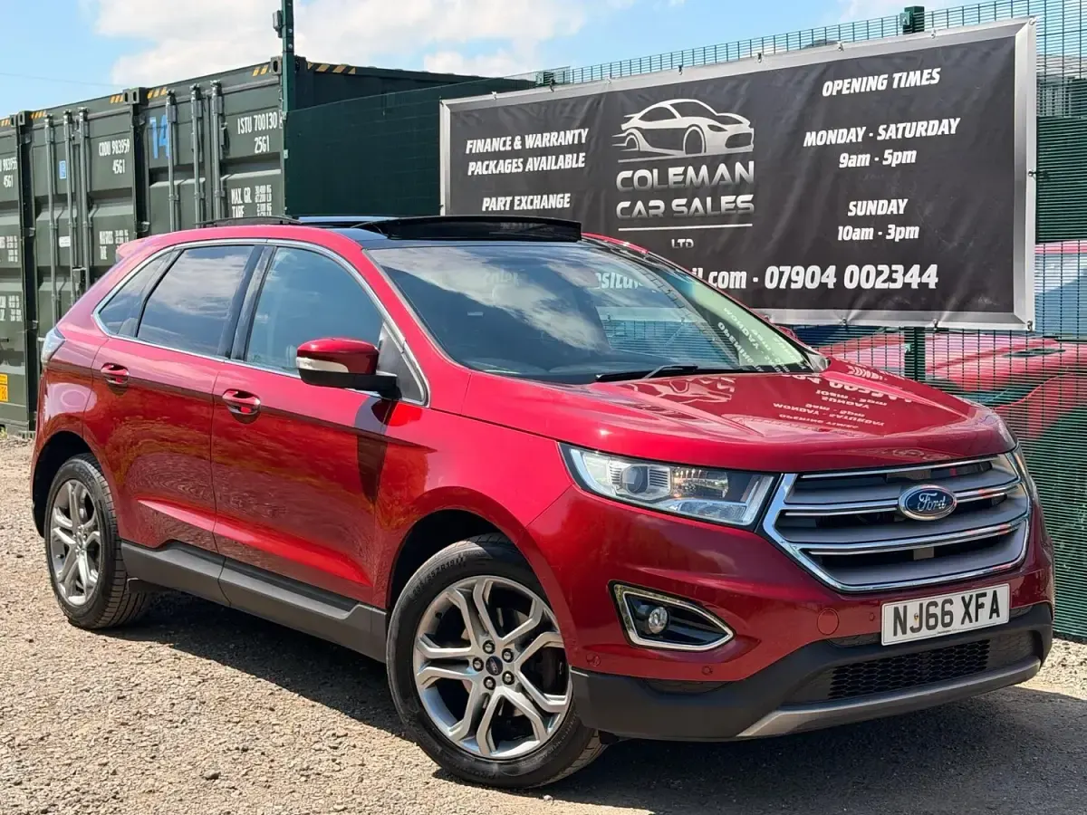 Used Ford Edge Titanium 210 HP (154 kW) 2016 Red SUV