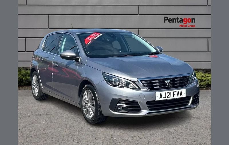 Grey Used 2021 Peugeot 308 Allure Hatchback | £12,950 (Good price) - Image 1/4