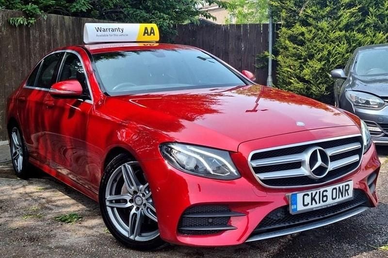 Red Used 2016 Mercedes E220 AMG line Sedan | £11,795 (Fair price) - Image 1/1