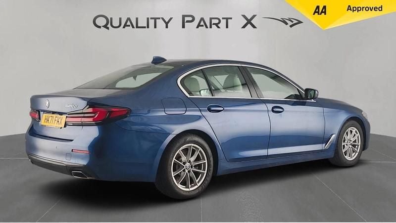 Used BMW 520 2021 Blue Sedan
