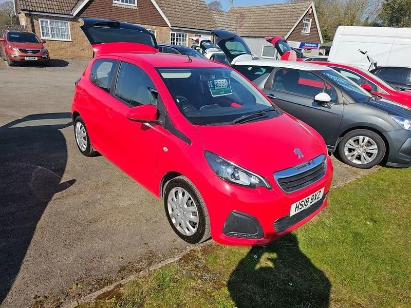 Red Used 2018 Peugeot 108 Active Hatchback | £6,995 (Fair price) - Image 1/4