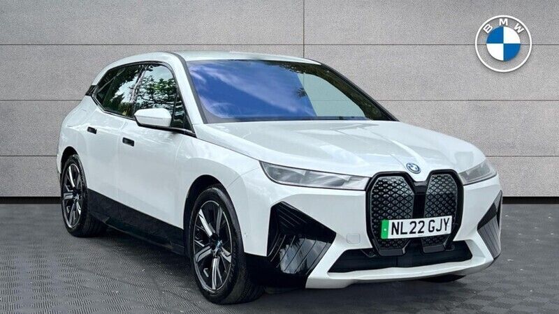 White Used 2022 BMW iX M Sport SUV | £31,495 (Fair price) - Image 1/4