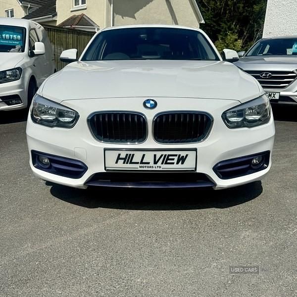 Used BMW 116 Sport Line 2017 White Hatchback