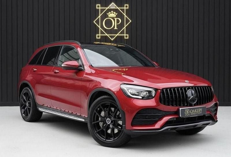 Red Used 2021 Mercedes GLC300 AMG Line Premium Estate | £31,990 (Fair price) - Image 1/4